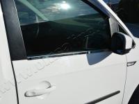 Volkswagen Caddy (15–) Нижние молдинги стекол, нерж., 2 части