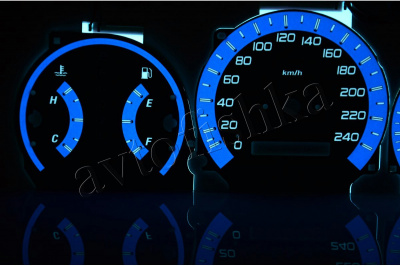 Toyota Camry 1996-2000 светодиодные шкалы (циферблаты) на панель приборов